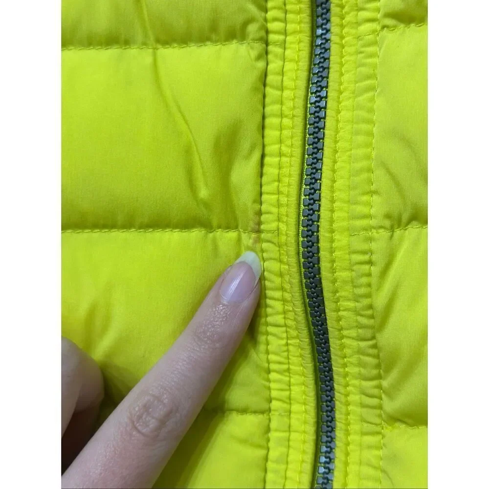 Lululemon Fluffed Up Goose Down Neon Puffer Vest Women's Size 4US